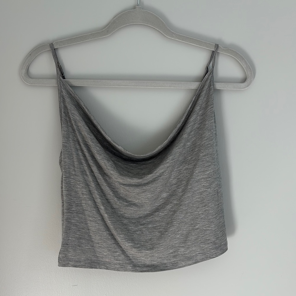 Forever 21 Gray Crop Camisole Top